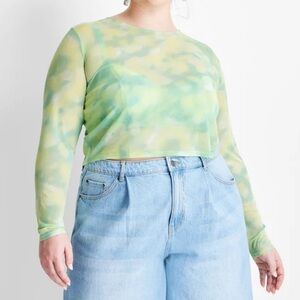 Future Collective with Gabriella Karefa Johnson Mesh Top and Bralette Set